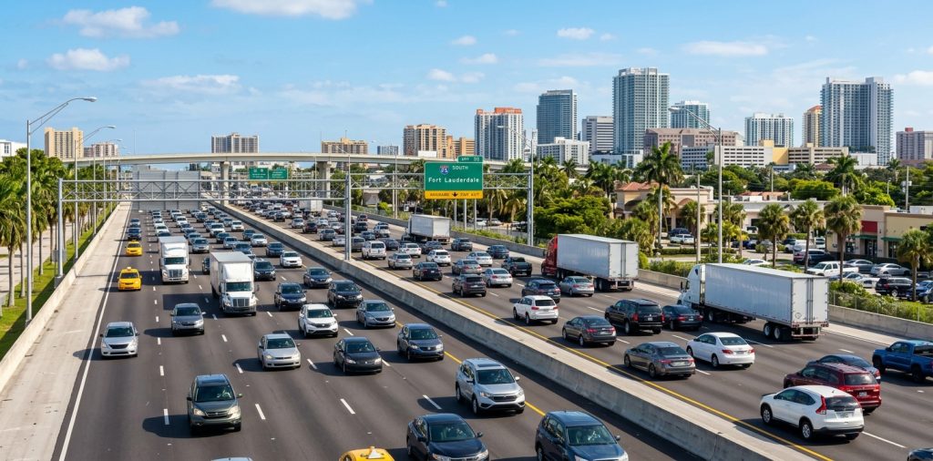 Fort Lauderdale I-95 highway traffic - car accident lawyer serving Broward County